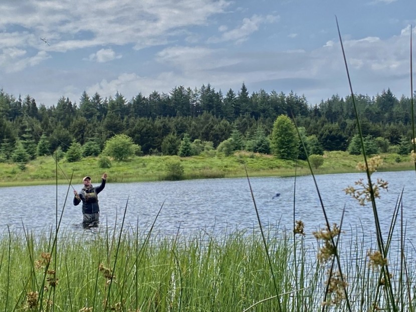 Lyn Davies on Llyn Berwyn